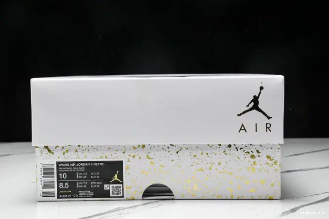 Rep MAX Retro Gold Jordan AQ9129-170 4 Metallic 0330